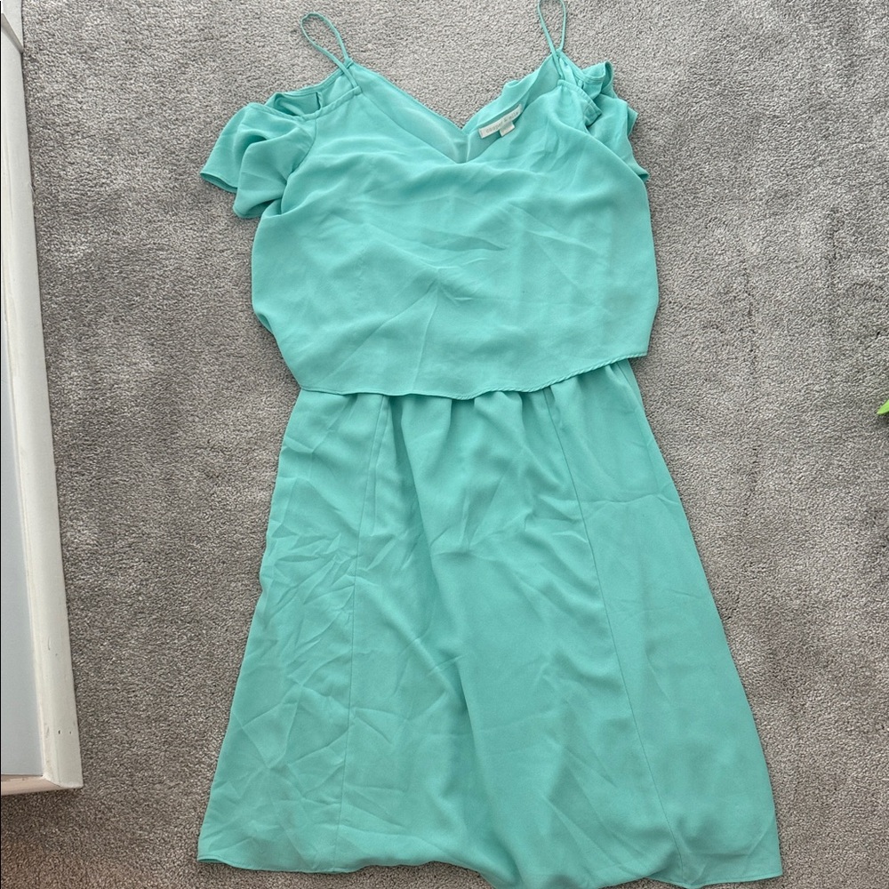 Elegant Aqua Dress